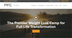Desktop Screenshot of premierfitnesscamp.com